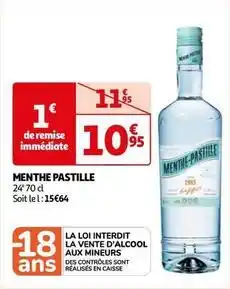 Auchan Supermarché Giffard-bigallet - menthe pastille offre