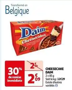 Auchan Supermarché Daim - cheesecake offre