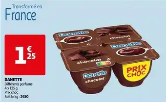 Auchan Supermarché Danette - chocolat offre