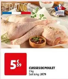 Auchan Supermarché Cuisses de poulet offre