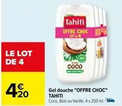 Carrefour Gel douche offre