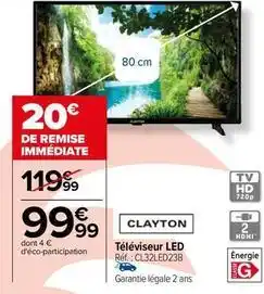 Carrefour Téléviseur led offre