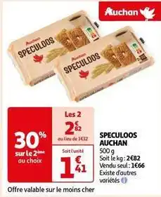 Auchan Auchan - speculoos offre