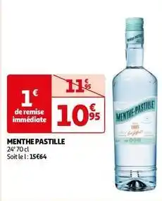 Auchan Menthe pastille offre