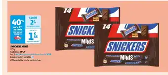 Auchan SNICKERS MINIS offre