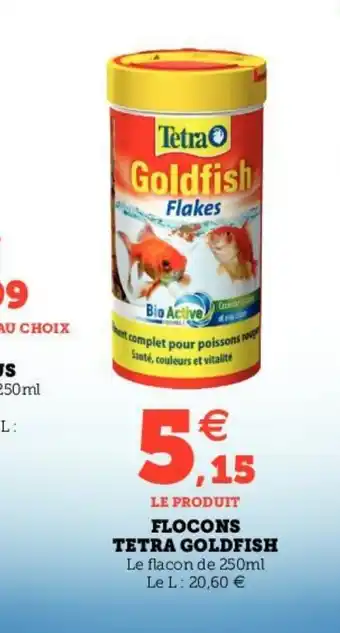 Hyper U LE PRODUIT FLOCONS TETRA GOLDFISH offre