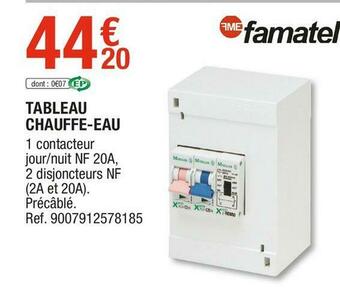 Brico Dépôt Tableau chauffe-eau offre