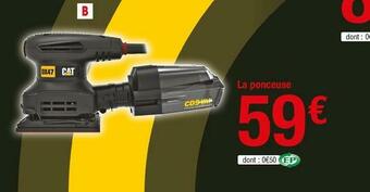 Brico Dépôt Ponceuse vibrante dx47 - 1/4 feuille 240 w offre