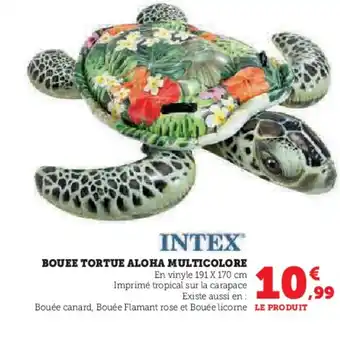 Hyper U BOUEE TORTUE ALOHA MULTICOLORE offre