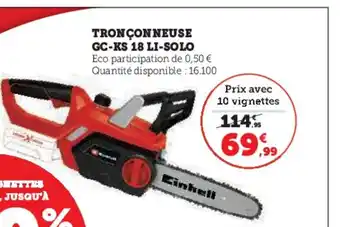 Hyper U TRONÇONNEUSE GC-KS 18 LI-SOLO offre