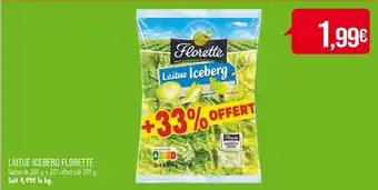 Match FLORETTE LAITUE ICEBERG offre