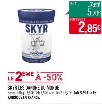 Match DANONE SKYR LES DANONE DU MONDE offre