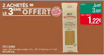 Match RUMMO PÂTES offre