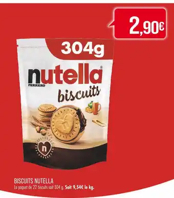 Match NUTELLA BISCUITS offre