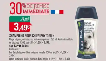 Match PHYTOSOIN SHAMPOING POUR CHIEN offre