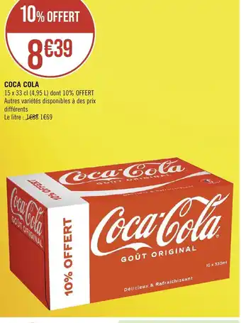 Géant Casino COCA COLA offre