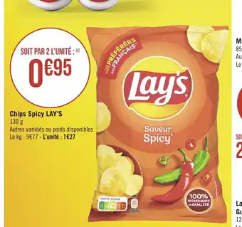 Géant Casino Monster Munch original VICO 85 g offre