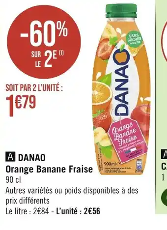 Géant Casino Orange Banane Fraise offre