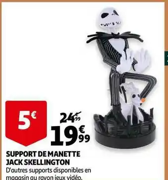 Auchan Support De Manette Jack Skellington offre