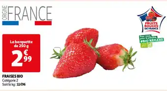 Auchan FRAISES BIO offre