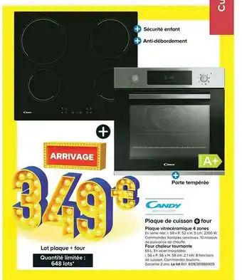 Castorama Plaque De Cuisson Four Candy offre