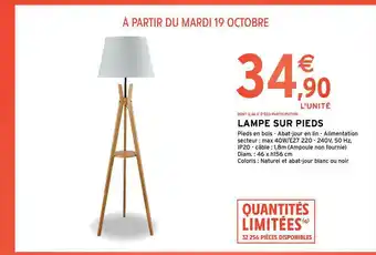 Intermarché Contact Lampe Sur Pieds offre