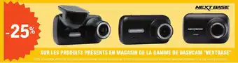 E.Leclerc L'Auto SUR LES PRODUITS PRÉSENTS EN MAGASIN DE LA GAMME DE DASHCAM "NEXTBASE" offre