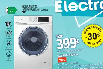 E.Leclerc LAVE-LINGE FRONTAL offre