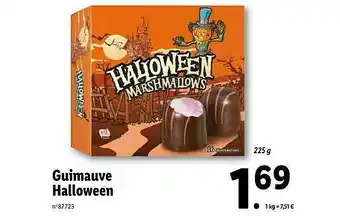 Lidl Guimauve Halloween offre