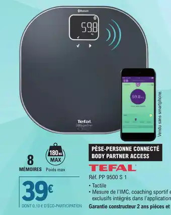 E.Leclerc TEFAL Réf. PP 9500 S 1 offre