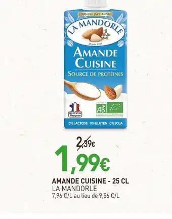 naturéO LA MANDORLE AMANDE CUISINE offre