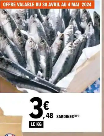 E.Leclerc SARDINES (3X(4) offre