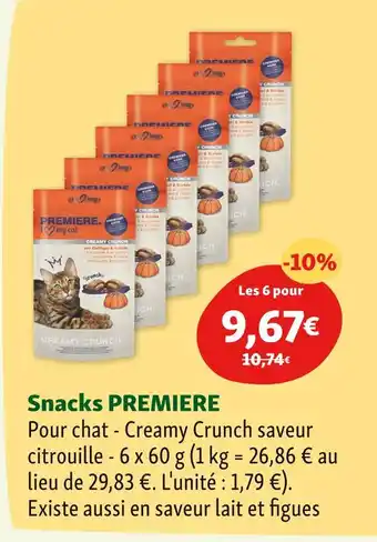 Maxi Zoo PREMIERE Snacks offre