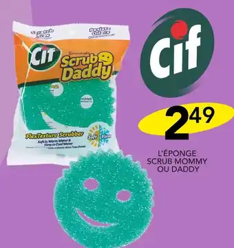 Stokomani Cif L’ÉPONGE SCRUB MOMMY OU DADDY offre