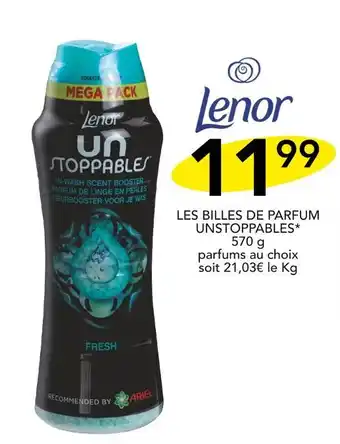 Stokomani LENOR LES BILLES DE PARFUM UNSTOPPABLES offre