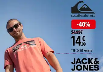 Intersport QUIKSILVER TEE-SHIRT Homme offre