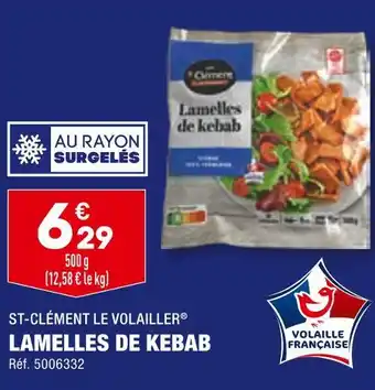 ALDI ST-CLÉMENT LE VOLAILLER LAMELLES DE KEBAB offre