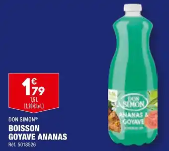 ALDI DON SIMON BOISSON GOYAVE ANANAS offre