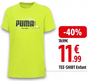 Intersport PUMA TEE-SHIRT Enfant offre