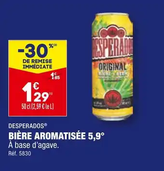 ALDI DESPERADOS BIÈRE AROMATISÉE 5,9° offre