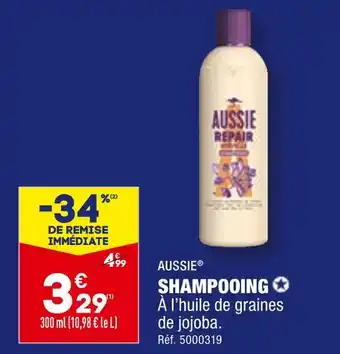 ALDI AUSSIE SHAMPOOING offre