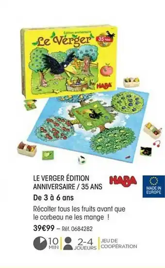Le Verger édition Anniversaire - 35 Ans Haba