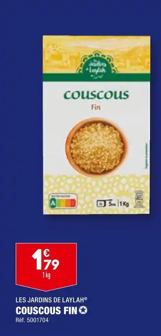 ALDI LES JARDINS DE LAYLAH COUSCOUS FIN offre