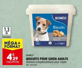 ALDI ROMÉO BISCUITS POUR CHIEN ADULTE offre