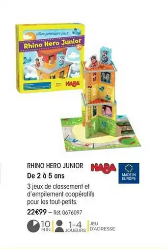 Rhino Hero Junior Haba