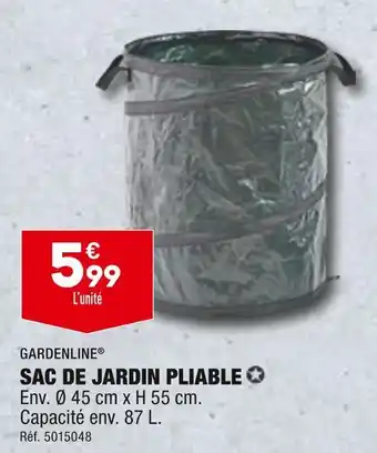 ALDI GARDENLINE SAC DE JARDIN PLIABLE offre