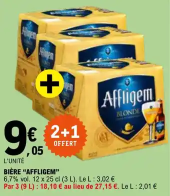 E.Leclerc BIÈRE “AFFLIGEM" offre