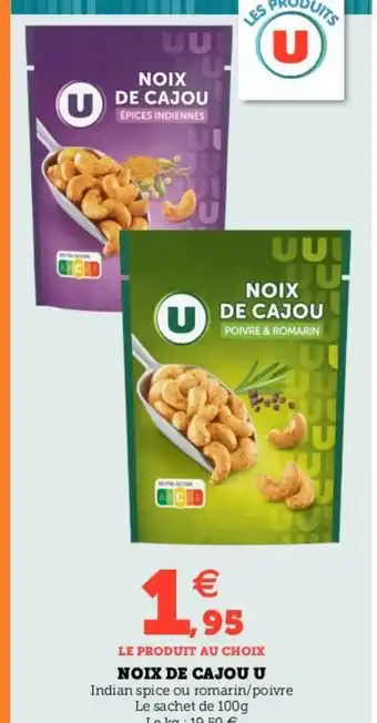 Hyper U NOIX DE CAJOU offre