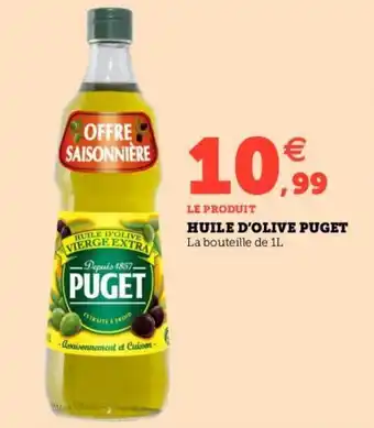 Hyper U HUILE D'OLIVE PUGET offre