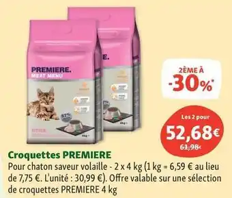 Maxi Zoo Premiere - croquettes offre